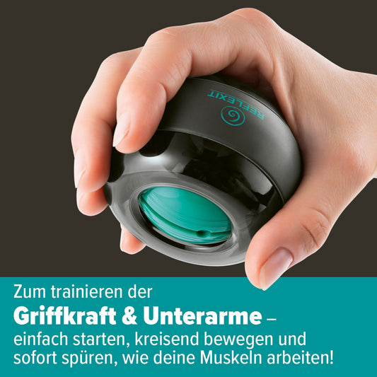 SPINBALL - Gyroball Griffkraft Trainer - Ergänzung zum Reflexit Unterarmtrainer
